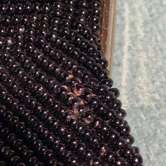 Vintage black beaded clutch - Picture 13 of 15